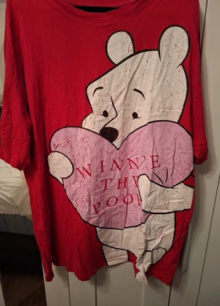 Pyjama jurk rood winnie the pooh, marca: Winnie The Pooh, estado: Muito bom, tamanho: L / 40 / 12, €5.00, €5.95 inclui Proteção do Comprador