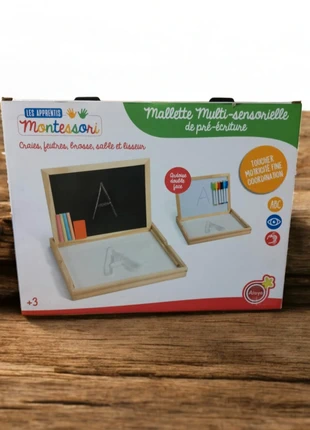 Mallette Multi-Sensorielle Montessori Aloya - Pré-Écriture Enfants 3+, marque: Aloya, état: Neuf avec étiquette, taille: Taille unique, 25,00 €, 26,95 € Protection acheteurs (Pro) incluse