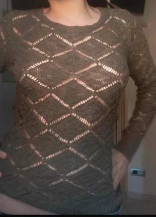 Y2K Green Embroidered Long-Sleeve To, marque: Vintage Dressing, état: Très bon état, taille: M / 38 / 10, 11,00 €, 12,25 € Protection acheteurs incluse