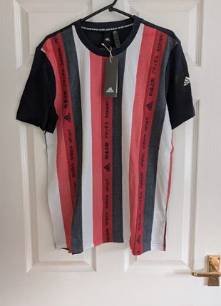 Adidas men's MHE striped graphic short sleeve t-shirt size M, brand: adidas, condition: New with tags, size: M, £10.00, £11.20 includes Buyer Protection Pro