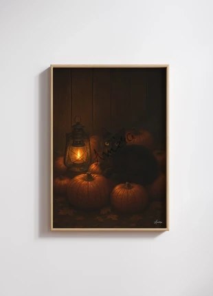 Poster: cat harvesting, merk: amera, staat: Nieuw met prijskaartje, € 7,00, € 8,05 inclusief Kopersbescherming Pro