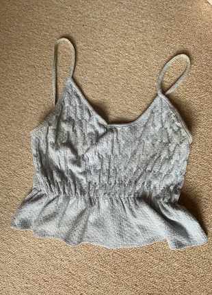 Top bleu clair - taille S, brand: Bershka, condition: Good, size: S / 36 / 8, €6.00, €7.00 includes Buyer Protection