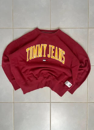 Sweat crewneck homme Tommy Hilfiger taille M couleur rouge bordeaux logo brodé 100% coton, merk: Tommy Hilfiger, staat: Heel goed, maat: M, € 24,99, € 26,94 inclusief Kopersbescherming Pro