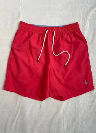Short de bain Ralph Lauren rouge corail logo brodé S, brand: Ralph Lauren, condition: Very good, size: S, €35.00, €37.45 includes Buyer Protection