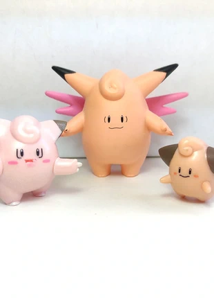 Pokémon figura Figurine lote Cleffa Melo Clefable Melodelfe y Clefairy Melofee 1/20 scale, marque: Pokémon, état: Très bon état, taille: Prématuré, jusqu'à 44cm, 30,00 €, 32,20 € Protection acheteurs incluse