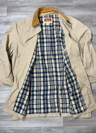 Exclusive Trench beige Basic ping pong Vintage col velours doublé à carreaux style Barbour 90s, marca: Vintage Dressing, estado: Muy bueno, tamaño: XL, 30,00 €, 32,20 € Protección al comprador incluida