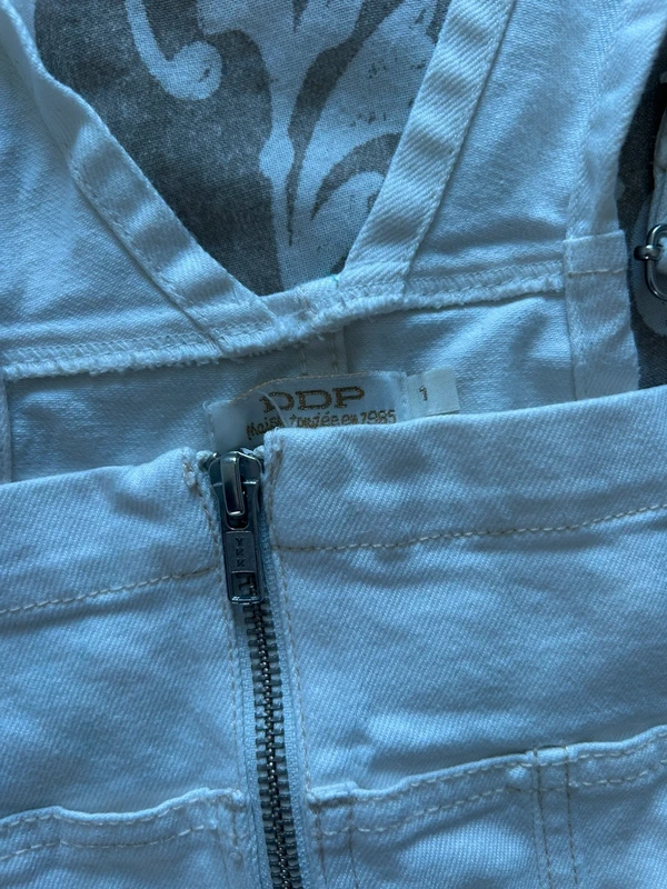Combination jeans blanc cassé ddp taille - - photo numéro 5