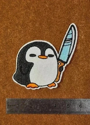 Patch Écusson Broderie Neuf Pingouin Suspect, marque: Pingouin Suspect, état: Neuf sans étiquette, 3,00 €, 3,85 € Protection acheteurs incluse
