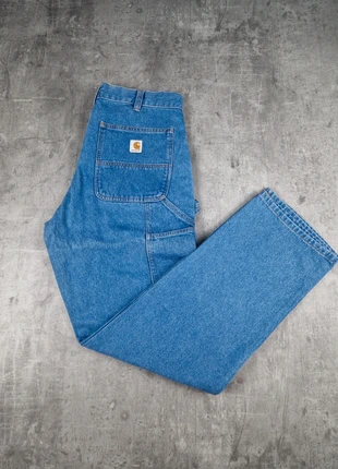Double knee worker pant carhartt baggy loose fit neuf "brandon pant" faded blue - M, brand: Carhartt, condition: New with tags, size: M, €75.00, €79.45 includes Buyer Protection Pro