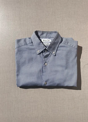 Light Blue and White Striped Shirt Massimo Dutti - Elegance and Classic Style -Size L, marca: Massimo Dutti, estado: Muy bueno, tamaño: L, 8,00 €, 8,40 € Protección al comprador incluida