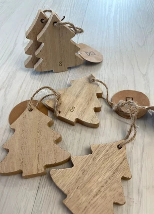 Lot de 5 Sapins de Noël en bois Naturel ~8cm Muy Mucho Neuf, merk: Muy mucho, staat: Nieuw met prijskaartje, € 8,00, € 9,10 inclusief Kopersbescherming