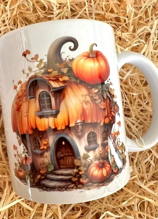 Mug tasse inspiration cosy automne Halloween maison citrouille, merk: Pierre et Rose, staat: Heel goed, € 11,90, € 13,20 inclusief Kopersbescherming Pro