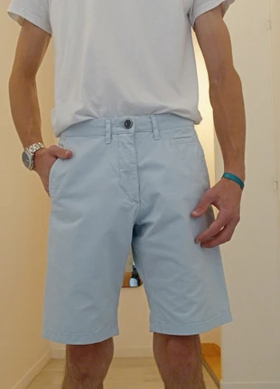 Bermuda / Short chino bleu clair Celio Coupe Droite – Taille XS, merk: Celio, staat: Heel goed, maat: XS, € 5,00, € 5,95 inclusief Kopersbescherming