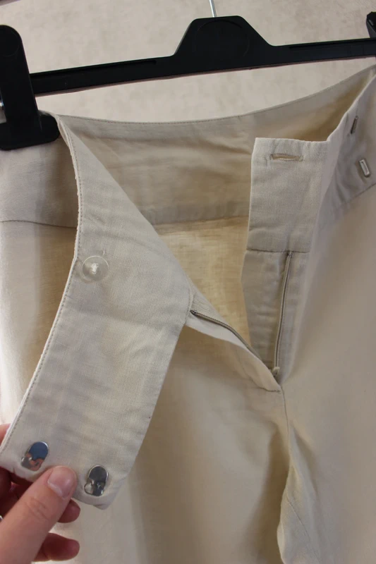Pantalon en lin, camaieu - photo numéro 4