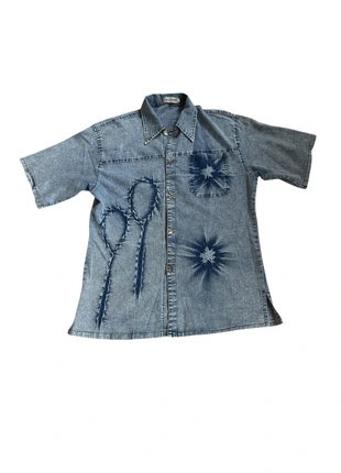Chemise en jean S.T Fashion style vintage tie-dye – taille XL – unisexe, brand: Fashion, condizioni: Ottime, taglia: XL / IT 46 / EU 42, €7.00, €8.05 include la Protezione acquisti