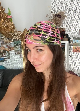 Bonnet ouvert - coton recyclé, marke: coton recyclé, zustand: Sehr gut, größe: S, 15,00 €, 16,45 € inklusive Vinted-Käuferschutz