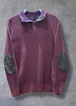🧶🔥 Chaps (Ralph Lauren) Vintage Pullover 90s Burgundy Grandpa Style 💼🍷, marque: Chaps Ralph Lauren, état: Très bon état, taille: L, 22,90 €, 24,75 € Protection acheteurs incluse