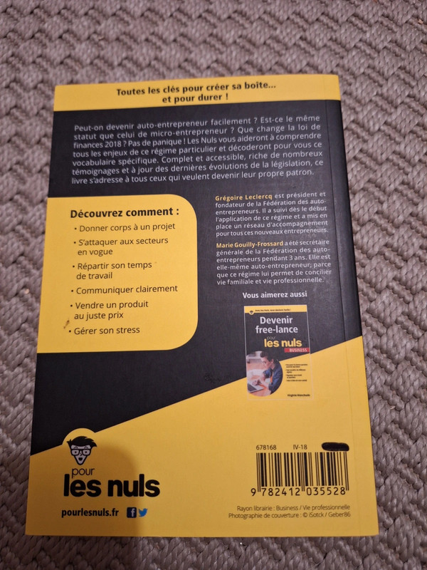 Livre "Créer sa boîte pour les nuls" - photo numéro 2