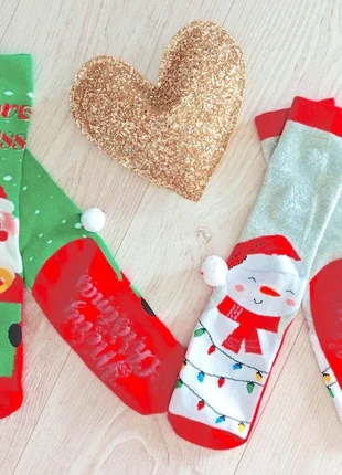 Lot de 2 paires de chaussettes de Noël, marca: Noël, estado: Novo sem etiquetas, tamanho: M | 39-42, €13.00, €14.35 inclui Proteção do Comprador