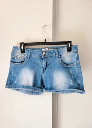 Short en Jean Femme Miss Natalie – Taille L – Très Bon État, marke: Miss Natalie, zustand: Sehr gut, größe: L / 40 / 12, 3,50 €, 4,38 € inklusive Vinted-Käuferschutz