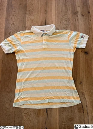 Polo femme Vintage Fila à rayures Made in Italy, merk: FILA, staat: Heel goed, maat: M / 38 / 10, € 9,00, € 10,15 inclusief Kopersbescherming