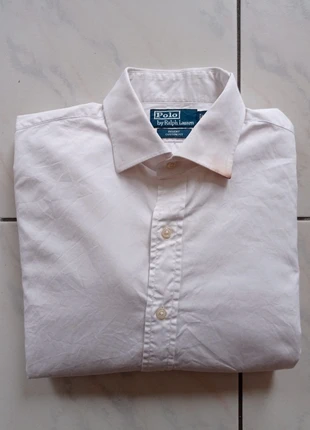 Chemise Ralph Lauren - taille XL - blanche unie, merk: Ralph Lauren, staat: Goed, maat: XL, € 5,00, € 5,95 inclusief Kopersbescherming
