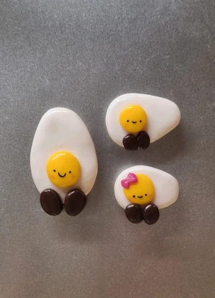 3 magnets jellycats œufs 🍳🥚, marca: Fait Main, estado: Nuevo con etiquetas, 13,00 €, 14,35 € Protección al comprador incluida