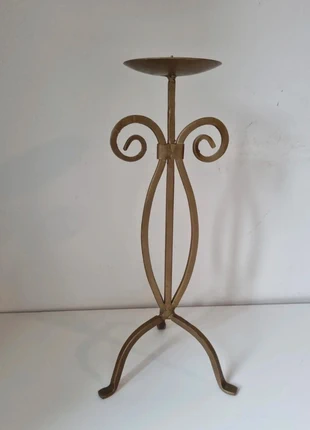 Sierlijke metalen kandelaar, merk: Vintage Chic, staat: Heel goed, € 5,00, € 5,95 inclusief Kopersbescherming Pro