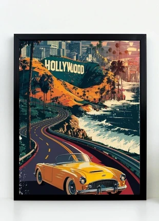 116. Poster/ Affiche + cadre Hollywood, marque: Hollywood, état: Neuf avec étiquette, 19,99 €, 21,69 € Protection acheteurs incluse