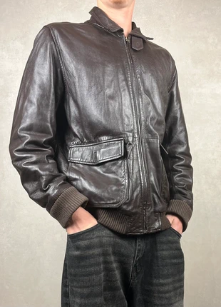 Veste en cuir vintage style motard 90s | XL, brand: Vintage Dressing, condition: Very good, size: XL, €29.00, €31.15 includes Buyer Protection