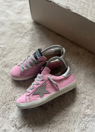 Sneakers Golden Goose Superstar rose et argent Old money, merk: Golden Goose, staat: Heel goed, maat: 35, € 115,00, € 121,45 inclusief Kopersbescherming