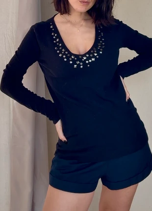 Top Pull La fée Maraboutee noir taille M - très bon état, marke: La Fee Maraboutee, zustand: Sehr gut, größe: M / 38 / 10, 22,00 €, 23,80 € inklusive Vinted-Käuferschutz