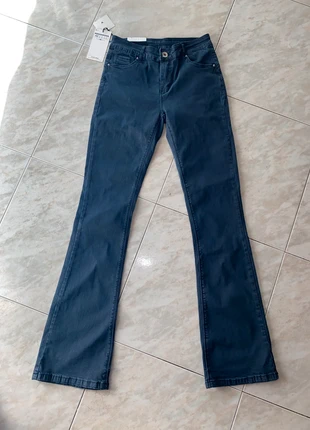 Pantaloni a zampa blu scuro, marque: Vintage Dressing, état: Neuf avec étiquette, taille: M / 38 / 10, 5,00 €, 5,95 € Protection acheteurs incluse