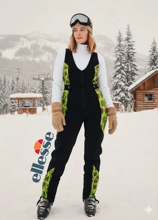 Peto de Ski Ellesse Vintage Noir et Néon (Taille 40), marca: Ellesse, estado: Muito bom, tamanho: L, €69.99, €74.19 inclui Proteção do Comprador