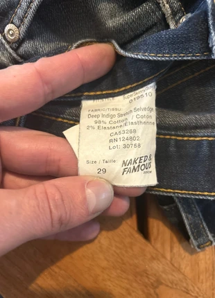 Jeans naked and famous, marque: Naked & Famous Denim, état: Satisfaisant, taille: W29 | FR 38, 15,00 €, 16,45 € Protection acheteurs incluse