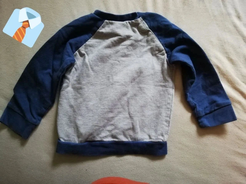 Sweat Gris et Bleu Marine "Disney Baby" - Taille 18 Mois - photo numéro 2