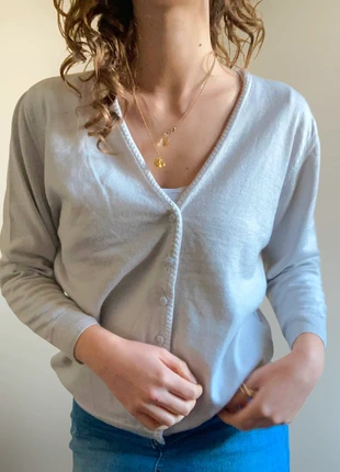 Cardigan bianco porcellana con orlo decorato🐇, marque: COQUETTE, état: Très bon état, taille: M / 38 / 10, 7,00 €, 8,05 € Protection acheteurs incluse