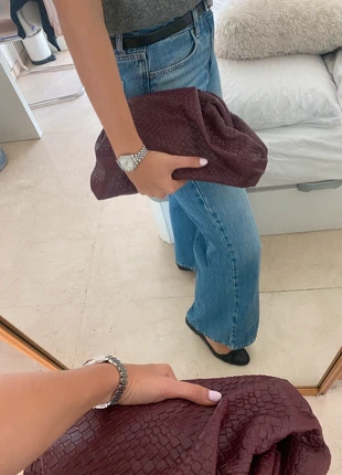 Bolso De Mano Piel Vegana Burdeos Trenzado, marque: Local, état: Neuf avec étiquette, 25,00 €, 26,95 € Protection acheteurs incluse