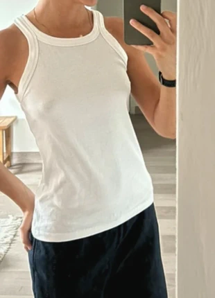 Débardeur blanc, marca: H&M, estado: Muito bom, tamanho: M / 38 / 10, €5.00, €5.95 inclui Proteção do Comprador