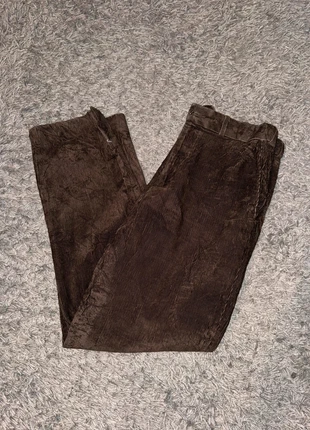 Pantalon En Velours Côtelé / Corduroy Maine marron coton cotelé coupe ample taille W33 L32, merk: Vintage Dressing, staat: Heel goed, maat: W33 | FR 42, € 15,00, € 16,45 inclusief Kopersbescherming