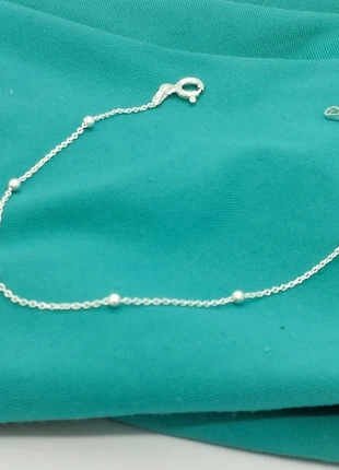 Bracelet maille boules en argent 925 pour femme, bracelet 17 cm argent, staat: Nieuw zonder prijskaartje, € 9,00, € 10,15 inclusief Kopersbescherming