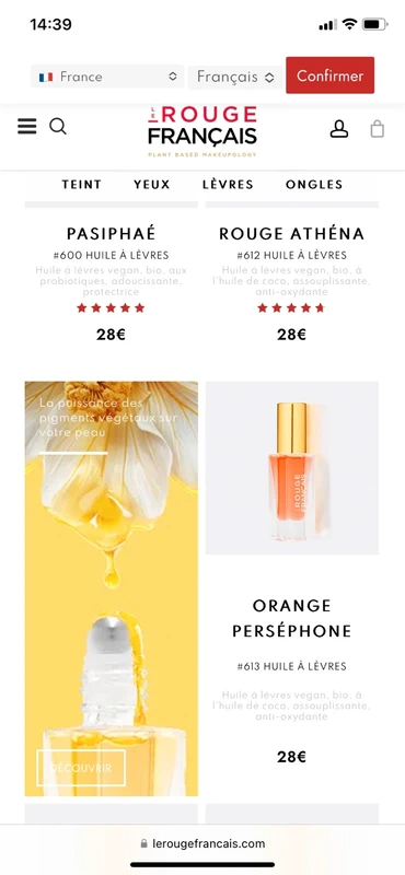 Le rouge français huile à lèvres Vegan bio - photo numéro 5