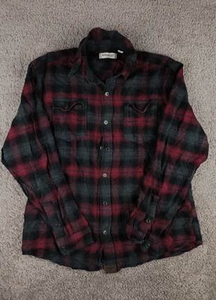 Chemise flanelle à carreaux manches longues 100% coton Homme - Taille XL - Bordeaux/Noir, brand: Vintage Dressing, condition: Very good, size: XL, €10.00, €11.20 includes Buyer Protection Pro