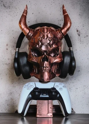 Skull controller stand - game room decor playstation xbox gift, merk: 3df, staat: Nieuw zonder prijskaartje, € 24,95, € 26,90 inclusief Kopersbescherming Pro