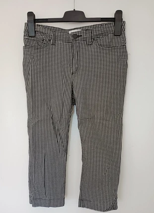Zwartwit geruite skinny broek 7/8, merk: Yessica, staat: Heel goed, maat: M / 38 / 10, € 3,50, € 4,38 inclusief Kopersbescherming