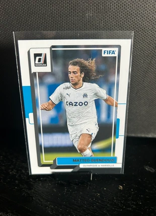 2022-23 Panini Donruss Matteo Guendouzi Olympique de Marseille, merk: Panini, staat: Heel goed, € 1,00, € 1,75 inclusief Kopersbescherming