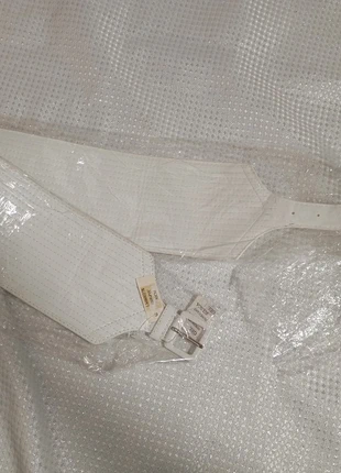 Ceinture Corset Large Blanc Cassé Matelassée PVC Neuf 80cm, staat: Nieuw zonder prijskaartje, maat: 80 cm, € 8,00, € 9,10 inclusief Kopersbescherming