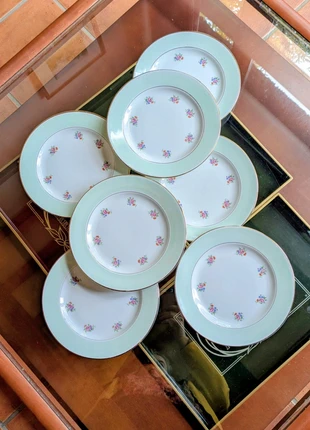 Lot de 7 assiettes plates L'Amandinoise, merk: Lamandinoise, staat: Heel goed, € 20,00, € 21,70 inclusief Kopersbescherming