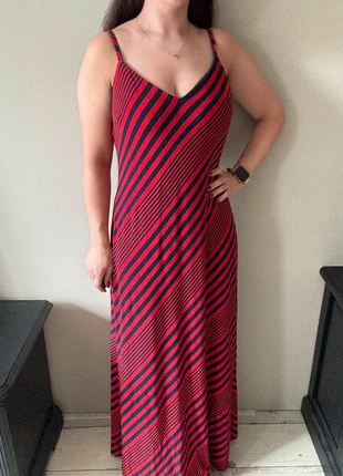 Ralph Lauren Gestreepte Maxi Jurk, marca: Ralph Lauren, estado: Muy bueno, tamaño: XXL / 44 / 16, 20,00 €, 21,70 € Protección al comprador Pro incluida