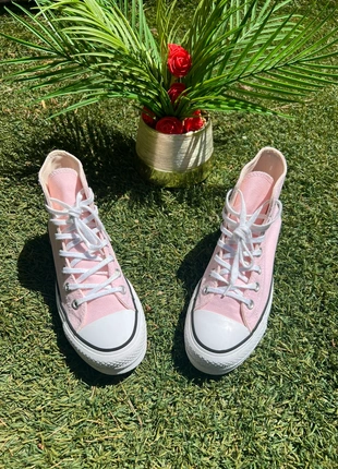 Converse rose claire Chuck Taylor All Star a plateforme blanche, de #taille36, quasi neuves., brand: Converse, condition: New without tags, size: 36, €32.50, €34.83 includes Buyer Protection Pro